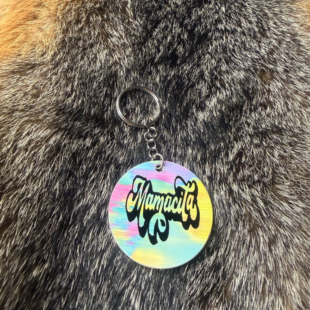 Colorful 'Mamacita' Keychain